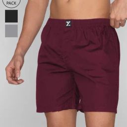 XYXX Multicolor Relaxed Fit Boxers - Pack of 3-image-38