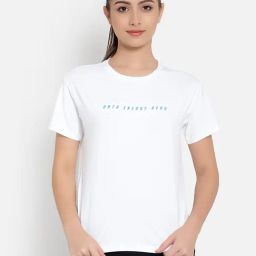 Anta White Printed Sports T-Shirt-image-8