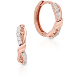 Malabar Gold & Diamonds BIS Hallmark (750) 18k Rose Gold Earring For Women-image-43