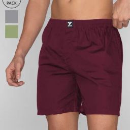 XYXX Multicolor Relaxed Fit Boxers - Pack of 3-image-36