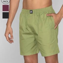 XYXX Multicolor Relaxed Fit Boxers - Pack of 3-image-40