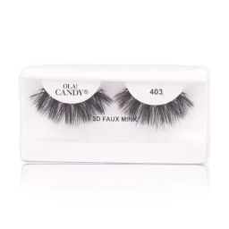 Ola! Candy 3D Faux Mink False Eyelashes - 403-12