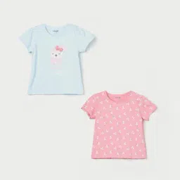 Lifestyle Multi Round neck Half Sleeve Printed Cotton Value Packs-image-7