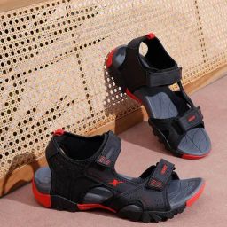 Sparx Men's Black Floaters-image-94