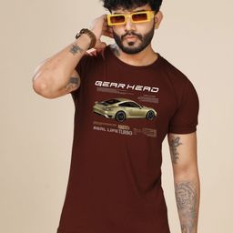 INKMAN Men Bio Finish Graphic Printed Round Neck Cotton T-shirt-image-53