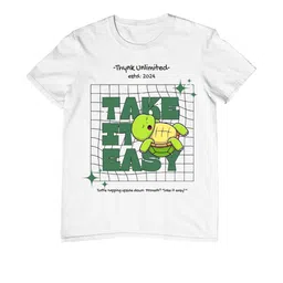 TeeSlix Unisex White Tshirts-picture-18
