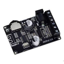 amicisound Mini Amplifier Board 40 W+40 W Dual Channel DC 8-24V DIY Speaker Black-36
