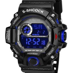 Skylark Boys Dial & Bracelet Style Straps Water Resistant Digital Watch Gshock2blue_1-image-51