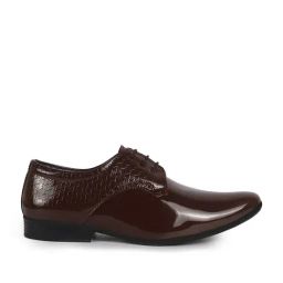Fausto Men's Tan Derby Shoes-image-91