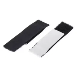 RS PRO Cable Tie, Hook and Loop, 50x20 mm, Black Nylon,, 1797188-36