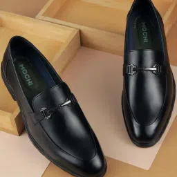 Mochi Men Black Formal Loafers-image-47