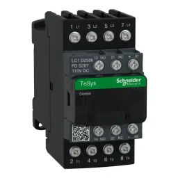 Schneider Electric Tesys D 4 Pole 2NO+2NC 40 A Reversing Contactor, LC1D2586FDS207-16