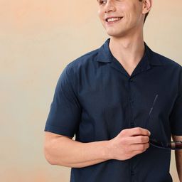 Mast & Harbour Pure Cotton Resort Fit Casual Shirt-picture-46