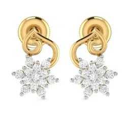 PC Jeweller Glyn 22 kt Gold Earrings-image-96