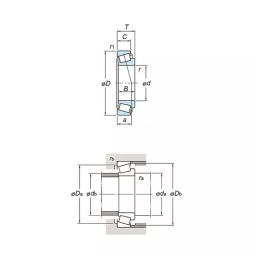 KOYO Tapered Roller Bearing, Inner Dia 60 mm, Outer Dia 113 mm, Width 30 mm, 3980/20-image-89