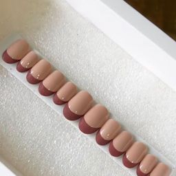 AMOK STORE Set Of 12 Press On Artificial Nails & Application Kit - Multicolor-19