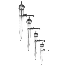 illuminate Tools Spring Caliper Divider Curved Tip 10 mm Acuuracy, 0326BQ49PS9 (Pack of 4 Pcs)-8