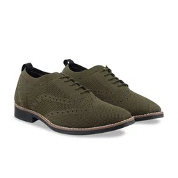 FUEL Men Woven Design Lace-Ups Brogues-image-13