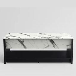Godrej Interio Diante Coffee Engineered Wood Coffee Table Finish Color - White, Knock Down-picture-41