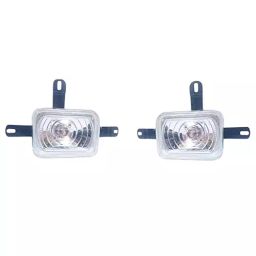 Auto Pearl DRL Indicator with Fog Lamp Cover Compatible For Mahindra Tuv 300 (Set of 2)-88