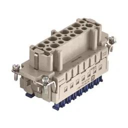Harting Heavy Duty Connector Inserts / Modules HEAVY DUTY INSERT, RCPT, 16POS, 26-14AWG, 09332162748-14