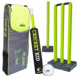 Jaspo Cricket-Kid Complete Cricket Set Green Size-5-16