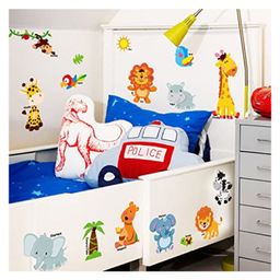 JAAMSO ROYALS Jungle Animal Wall Stickers for Children Room Décor Wall Sticker (60 CM x 90 CM)-image-26