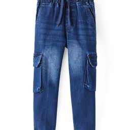 Rikidoos Pocket Detailed Mild Washed Jeans - Blue-picture-44