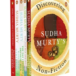 penguin random house Discovering Sudha Murty's Non-Fiction: Here, There And Everywhere, Three Thousand Stitches, Wise And Otherwise, The Day I Stopped Drinking Milk,The Old Man And His Go Story Books - English-picture-49