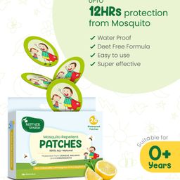 mother sparsh baby Mother Sparsh 100% Natural Mosquito Repellent Patches for Babies and Children - 96 Patches image 3