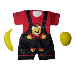 SHREEVASA Kids Printed Dungarees With T-Shirt-image-125