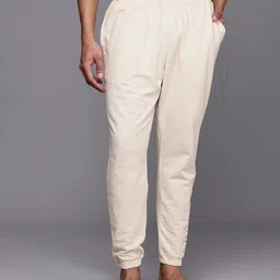 HRX by Hrithik Roshan Men Printed Pure Cotton Yoga Joggers-image-65
