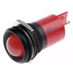 RS PRO Red Panel Mount Indicator 230V AC, Mounting Hole Size 22 mm, Termination Type , Model No 208059-41