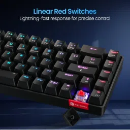 Portronics Hydra 10 Wireless Mechanical Gaming Keyboard (Black) image 3