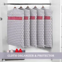 Aura Grey Set of 4 Regular Multi-Utility Organisers image 5