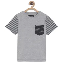 Ladore Kids Grey Printed T-Shirt-picture-43