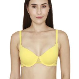 Zivame Yellow T-Shirt Bra-image-15