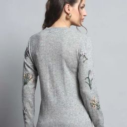 Monte Carlo Grey Printed Regular Fit Cardigan image 4