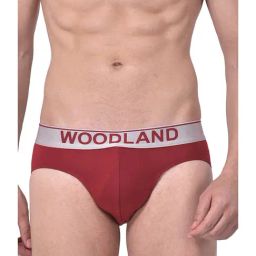 Woodland Maroon Printed Briefs-image-83