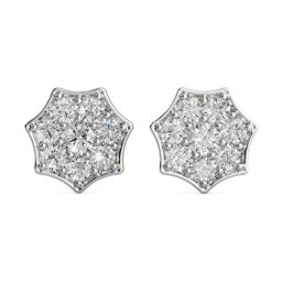 Joyalukkas 18k Yellow Gold & Diamond Stud Earrings for Girls-image-72