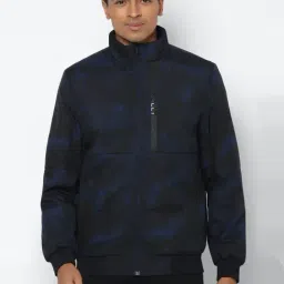 Allen Solly Black Regular Fit Printed Jacket-39