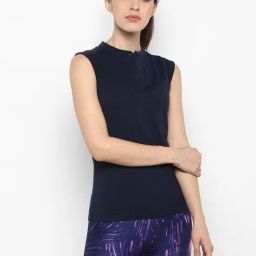 Appulse Navy Cotton Slim Fit T-Shirt-picture-29