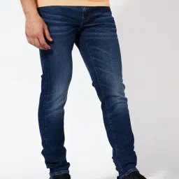 American Eagle Men Blue AirFlex+ Skinny Jean-picture-26