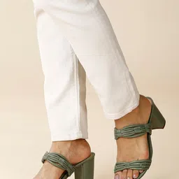 Inc 5 Women Open Toe Block Heel Sandals-7