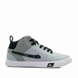 Asian Men's Grey Ankle High Sneakers-37