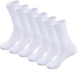 MUKHAKSH White Cotton Socks-picture-46