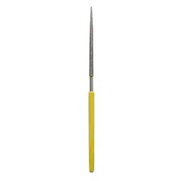 EXCEL IMPEX Round Medium Diamond File 200 mm Total Length 90 mm Coating Length 80 Grit-6