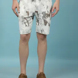 Crimsoune Club White Regular Fit Shorts-image-19