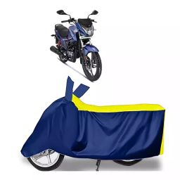 Auto Pearl Bike Cover for Hero New Glamour (Yellow & Blue)-image-73