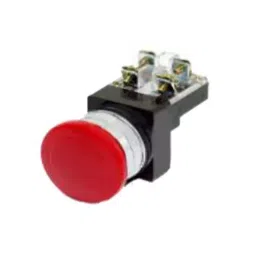 Sibass Electric Hanyoung Mushroom Push Button Diameter 30 mm Without Contact Element with CE Mark, SE-PB3011M (Pack of 300)-23
